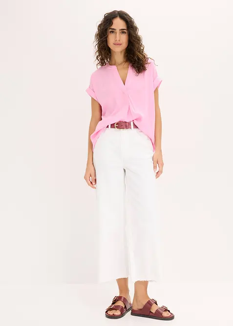 Bluse i 100% viskose, bonprix