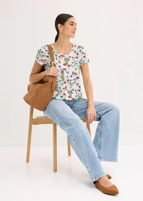 Kortermet bluse, bonprix