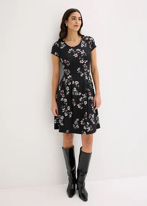 Jerseykjole i viskosemiks, bonprix