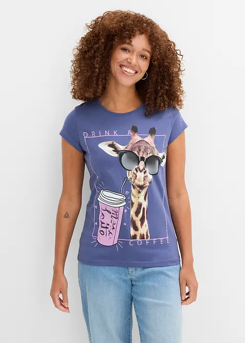 T-skjorte i ren bomull, bonprix