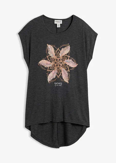 T-skjorte i myk viskosemiks, bonprix