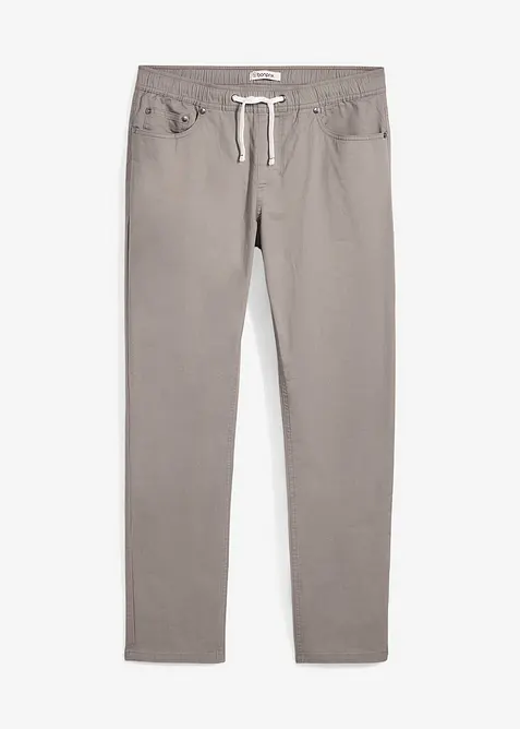 Regular Fit slip on-stretchbukse, Straight, bonprix