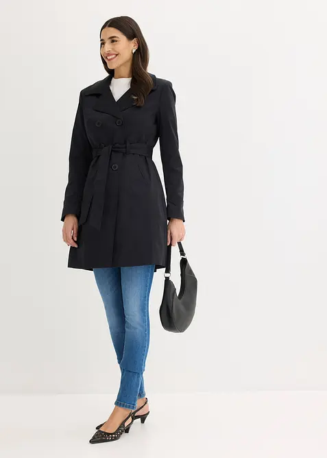 Trenchcoat i bomull, bonprix