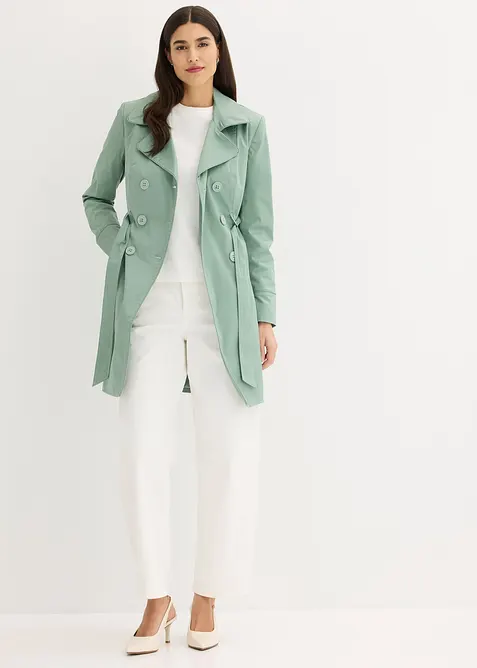Trenchcoat i bomull, bonprix