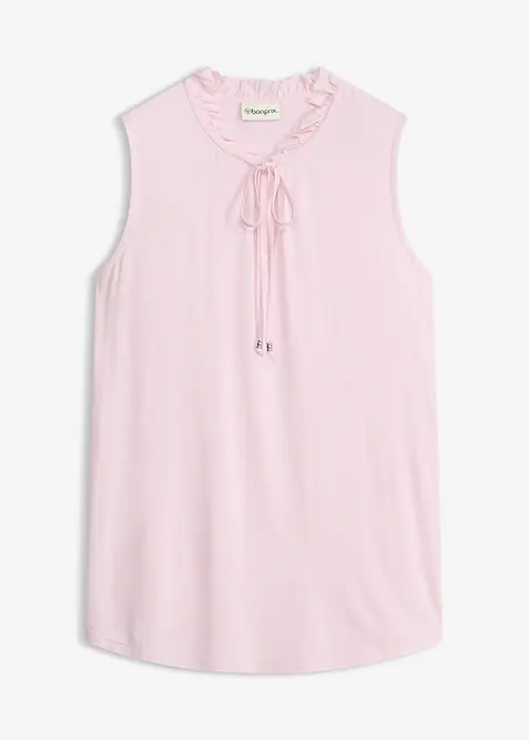 Ermel&oslash;s topp i viskosemiks, bonprix