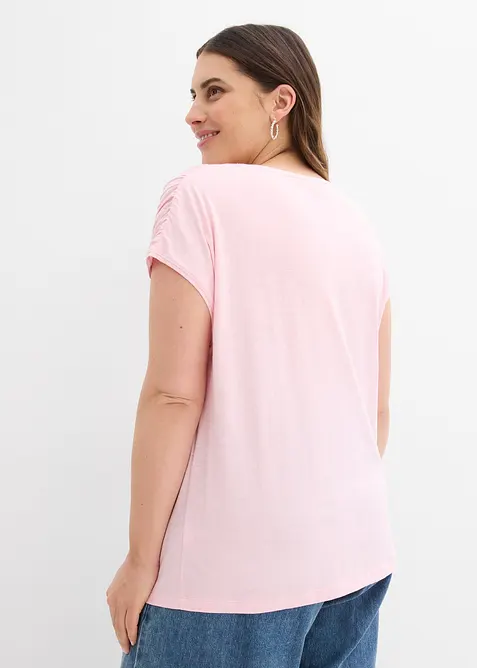 Topp i boxy-modell, kortermet, bonprix