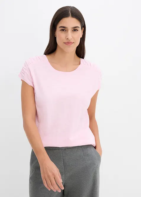 Topp i boxy-modell, kortermet, bonprix