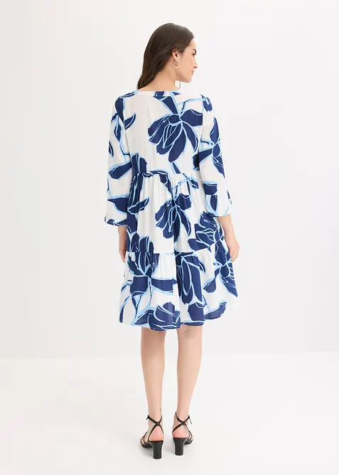 Tunikakjole i lett viskose, bonprix