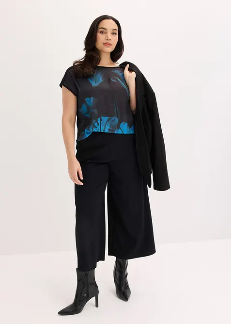 M&oslash;nstret topp i myk viskosemiks, bonprix