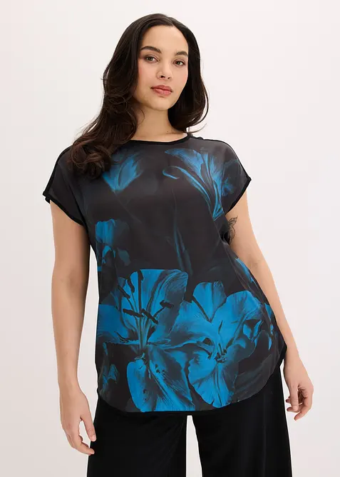 M&oslash;nstret topp i myk viskosemiks, bonprix