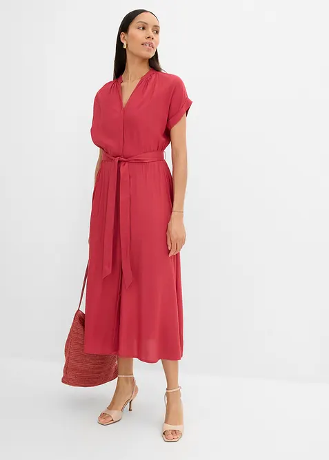 Skjortekjole i lett viskose, bonprix