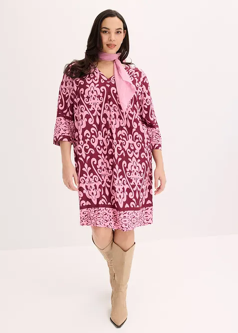 Tunikakjole i lett viskose, bonprix