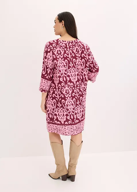 Tunikakjole i lett viskose, bonprix