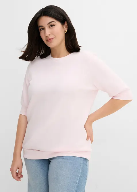 Topp i scuba-materiale og vid modell, bonprix