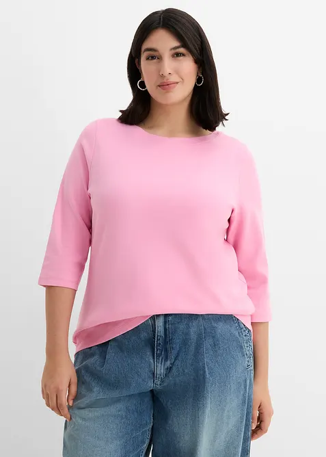 Topp i formstabil, 100% &oslash;kologisk bomull, bonprix