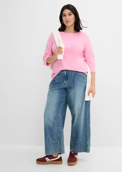 Topp i formstabil, 100% &oslash;kologisk bomull, bonprix