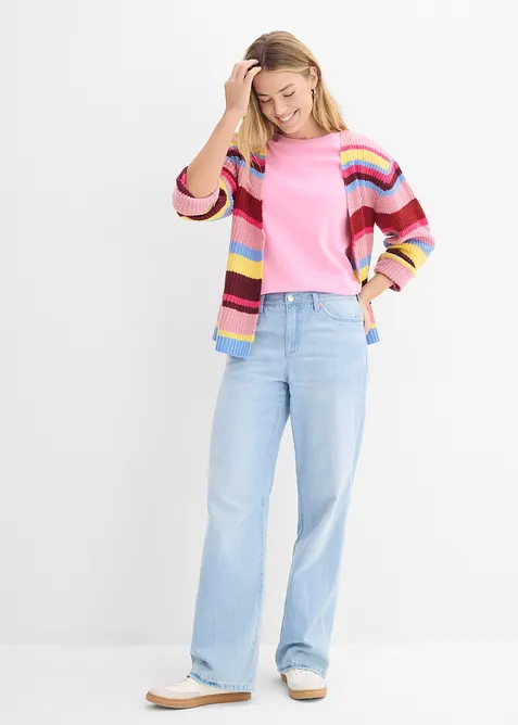 Topp i formstabil, 100% &oslash;kologisk bomull, bonprix