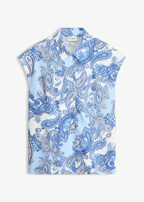 M&oslash;nstret bluse i lett viskose, bonprix