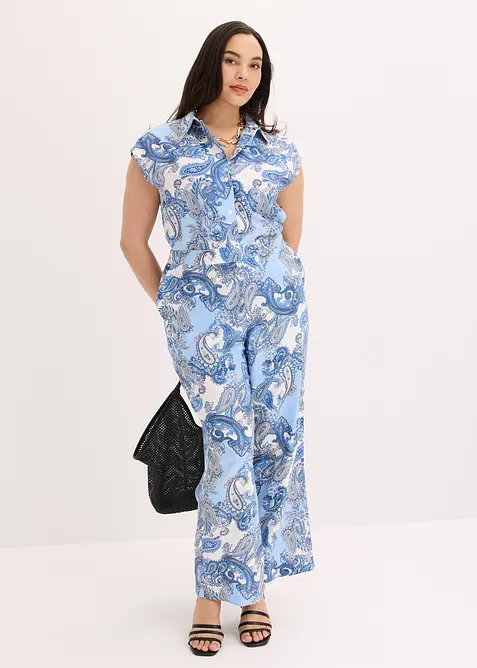 M&oslash;nstret bukse i lett viskose, bonprix