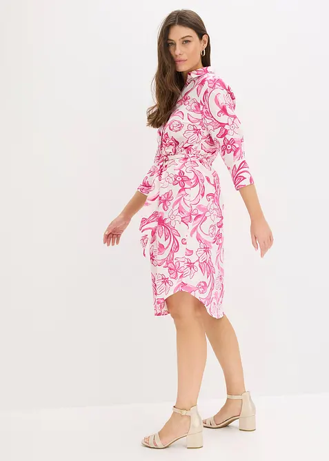 Skjortekjole i bomullsmiks, bonprix