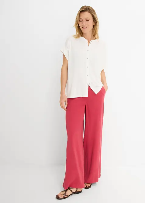 Trikotbluse i myk viskosemiks, bonprix