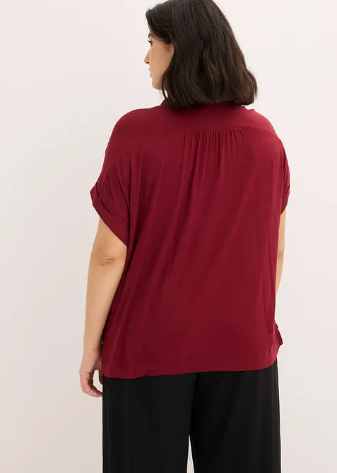 Jerseybluse i myk viskosemiks, bonprix