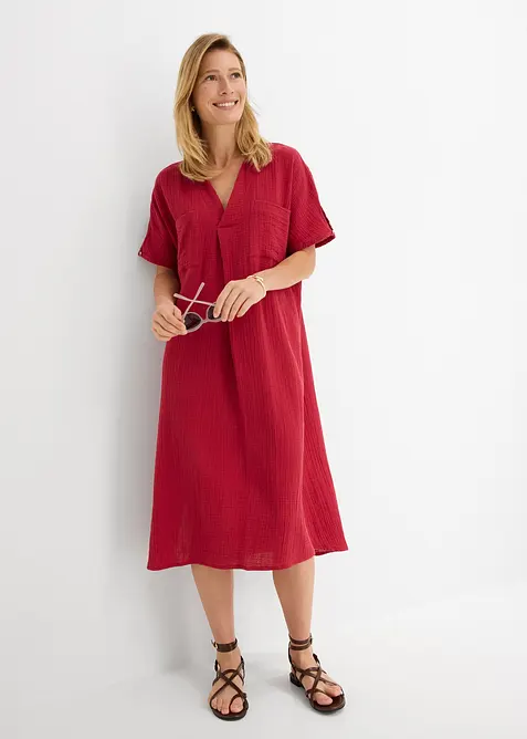 Kaftankjole i myk musselin, bonprix