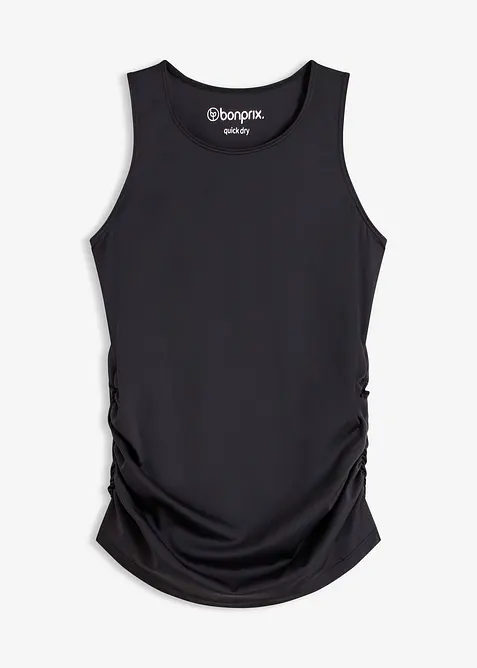 Treningstopp med rynking, hurtigt&oslash;rkende, bonprix