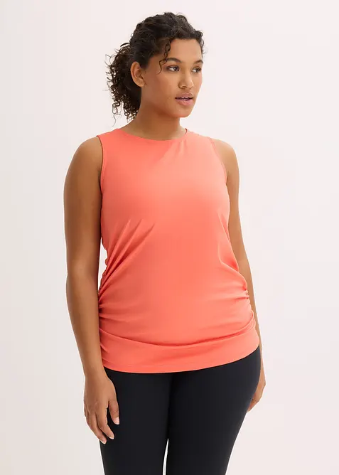 Treningstopp med rynking, hurtigt&oslash;rkende, bonprix