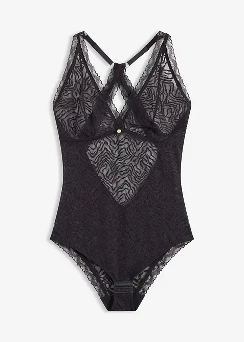 Body uten spiler med nydelige blonder, bonprix