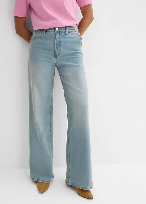 Straight-jeans Loose fit, High Waist, bonprix