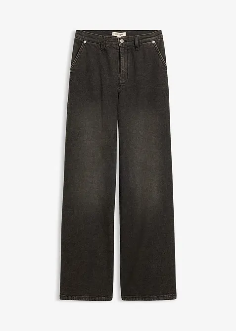 Straight-jeans Loose fit, High Waist, bonprix