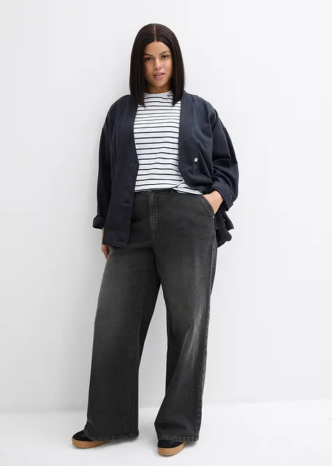 Straight-jeans Loose fit, High Waist, bonprix