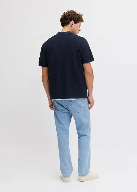 JJ REBEL-strikket poloskjorte, JJ REBEL