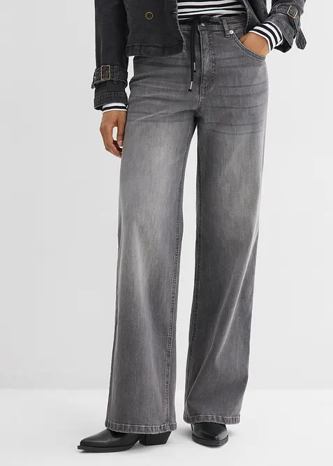 Straight-jeans Loose fit, High Waist, bonprix
