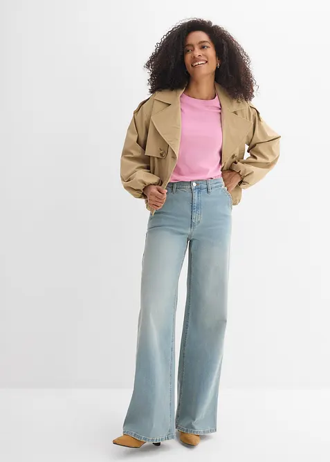 Straight-jeans Loose fit, High Waist, bonprix