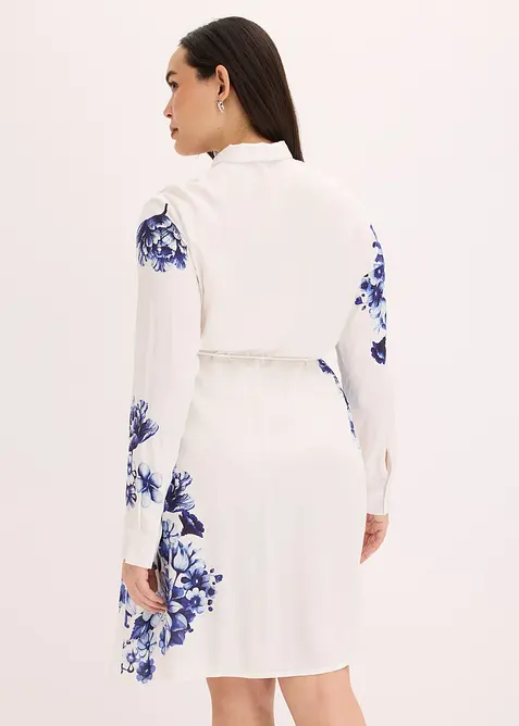 Skjortekjole i lett viskose, bonprix