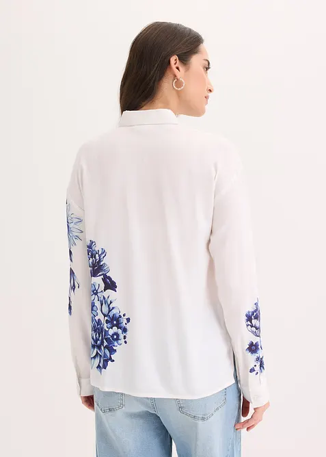 Skjorte i lett viskose, bonprix