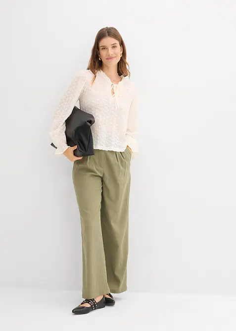 Blondetopp med ballongermer, bonprix