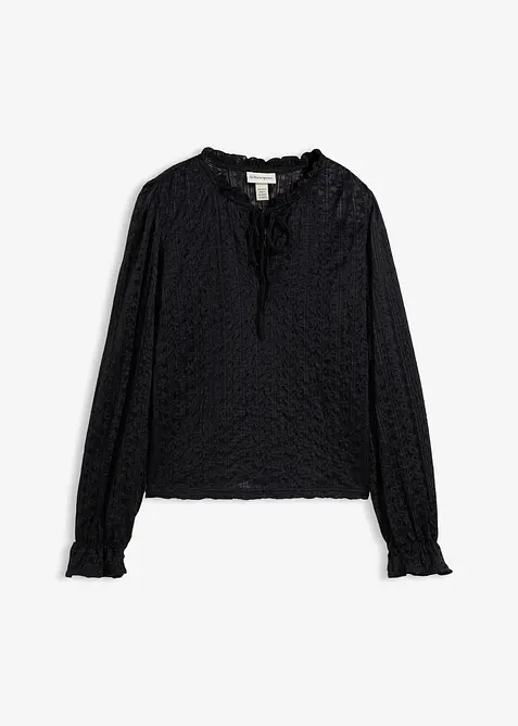 Blondetopp med ballongermer, bonprix