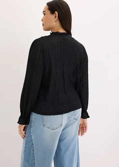 Blondetopp med ballongermer, bonprix