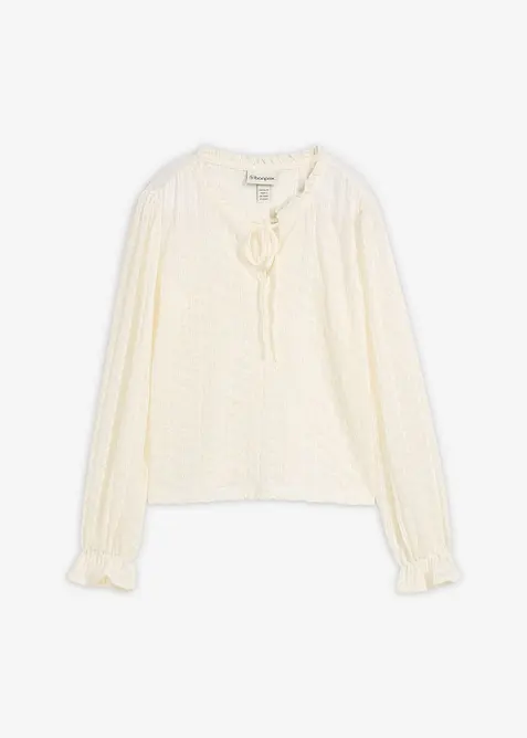 Blondetopp med ballongermer, bonprix