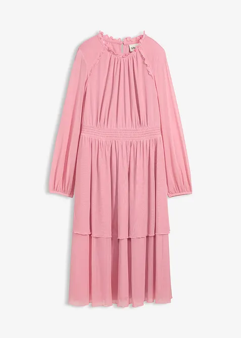 Jerseykjole i tynn mesh, bonprix