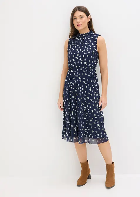 Jerseykjole i fin mesh, bonprix