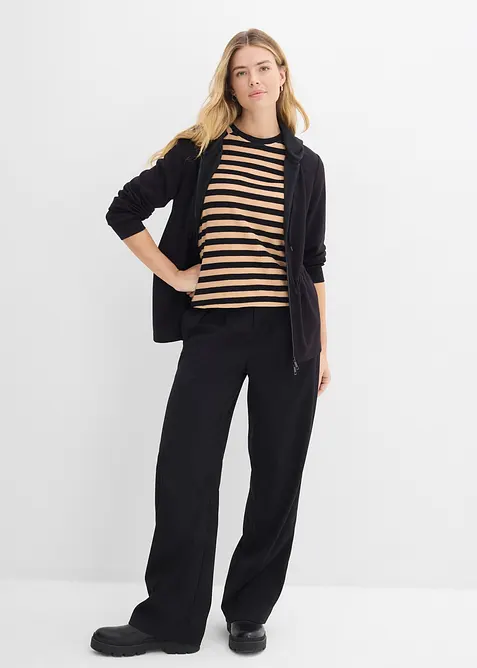 Topp av myk frott&eacute;, bonprix