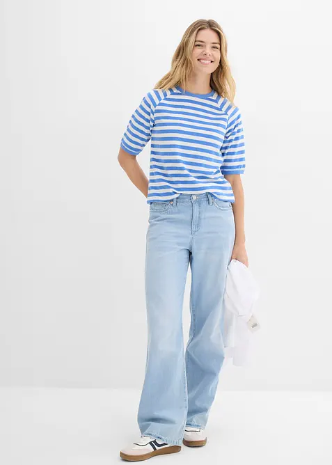 Topp av myk frott&eacute;, bonprix