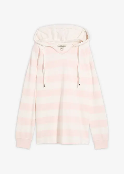 Hettegenser i lett, 100% bomull, bonprix