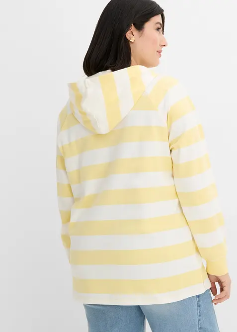 Hettegenser i lett, 100% bomull, bonprix