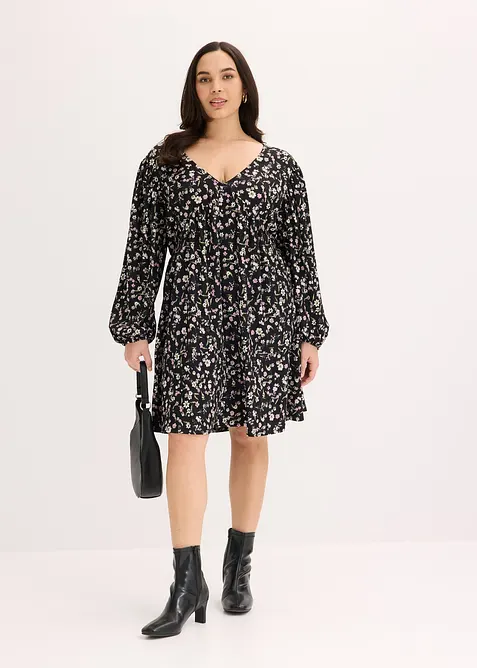 Jerseykjole i tunikalook, bonprix