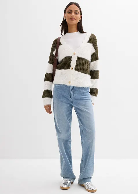 Grovstrikket jakke, bonprix